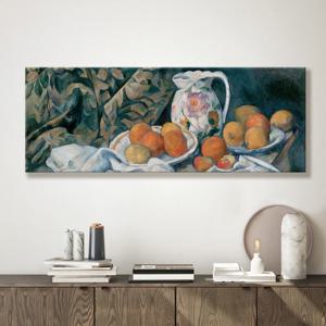 명화 와이드 중형 캔버스 그림 인테리어 액자 / 43 폴세잔 - 사과 정물화 3 /