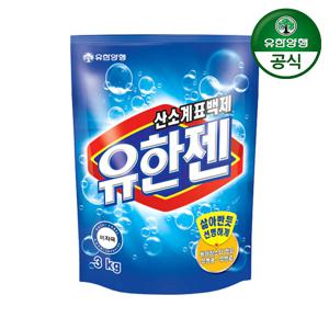 유한젠 산소계 표백제 분말형 리필 3kg 1개