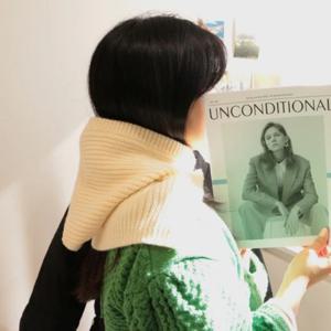 따뜻한 니트 후드 바라클라바 4컬러 - 겨울 넥워머 후드넥워머 여성 목 워머 방한용 목토시