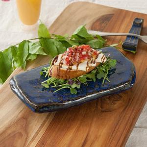 이천도자기 돌비블루 돌도마접시 1호 23cm