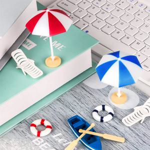 비치파라솔 미니어처 피규어 테라리움 화분 장식