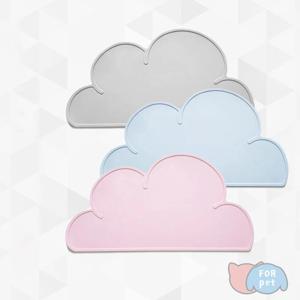 [해외] 1+1 고양이 강아지 밥그릇 식기 매트 논슬립 실리콘 받침대 5colors