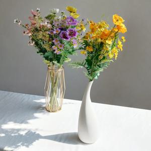 양귀비 부쉬 5종 생화같은 고급 성묘 조화 산소 미니 꽃 다발 수목장 장식