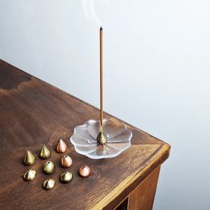 물방울 인센스 스틱 홀더 메탈 나그참파 hem 스틱 향 피우기 꽂이 받침대 버너 향초