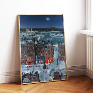 프랑스 명화 캔버스 액자/ 9 성탄절 크리스마스의밤