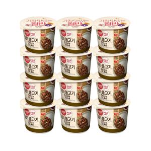 햇반 컵반 직화불고기덮밥 258g*12개