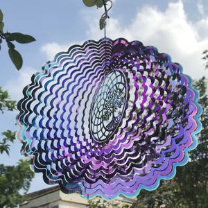 3D 홀로그램 바람개비 입체 회전 모빌장식_2types