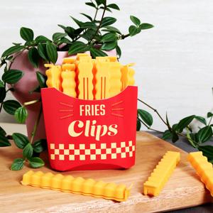 감자튀김 밀봉 집게 과자 봉지 포테이토 밀폐 클립 12P