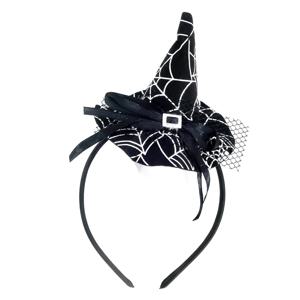 할로윈고깔마녀모자머리띠(실버) 파티용품 의상소품
