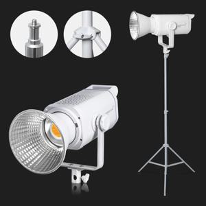 사진 촬영 영상 방송 촬영용 led 지속광 조명 썬빔 300W 화이트 스탠드 세트