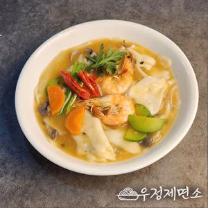 우정제면소 멸치맛 수제비 18인분세트 (생수제비 3kg+스프 18봉)