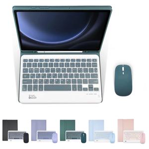 삼성 갤럭시탭 A9 8.7 A9+ 11 콤비 블루투스 마우스 키보드 케이스 5colors