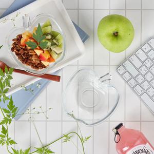 요거트볼 시리얼볼 사과 샐러드볼 그릇