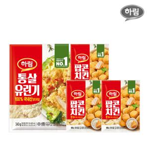 통살유린기 340g 1봉+팝콘치킨 180g 3봉