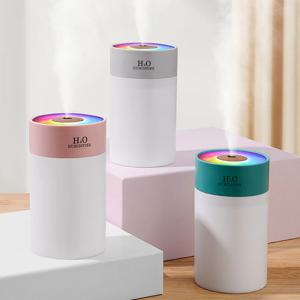 라이닝 LED 가습기 H5 그라데이션 무드등 조명 탁상용 가습기 사무실 책상 침실 차량용