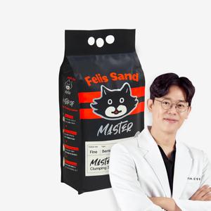 고양이 모래 프리미엄 벤토나이트 카사바 펠리스샌드 마스터 4.3kg 미야옹철 김명철 수의사