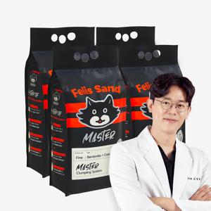 고양이 모래 벤토나이트 카사바 펠리스샌드 마스터 4.3kg 4개입
