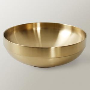 티타늄 이중 면기 23 GI 스텐 한정식 식당 식기 냉면 비빔밥 그릇 대접 사발