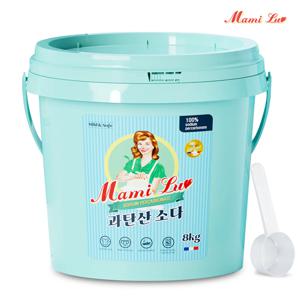 과탄산소다 버킷 8kg+스푼1개 프리미엄 산소계표백제 대용량