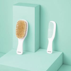 천연모 아기빗 헤어 브러쉬세트