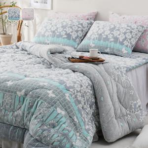 국산 겨울 착번아웃 밍크 극세사 5mm 차렵 이불 SS/QK 플루이 이부자리 2컬러