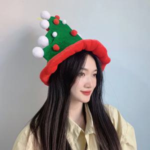 도토로 크리스마스 방울 트리모자 연말 홈파티 산타 꼬깔모자