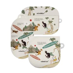 조선 왕실 묘작도 콜라주 버즈/플러스/버즈라이브/버즈프로 케이스