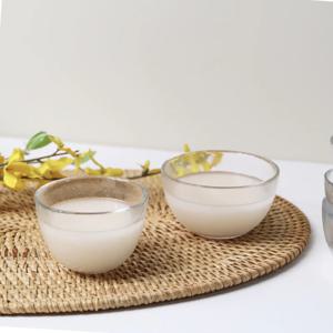1+1 유리 막걸리잔 240ml 사케잔 동동주 소스볼 종지