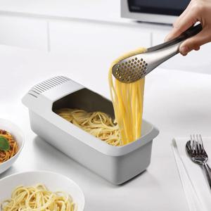 요리시간 단축! 전자레인지용 파스타 쿠커 1개+타공 파스타 집게 1개