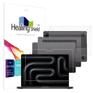 맥북프로16 M3 블루라이트차단 액정필름1매 외부3종