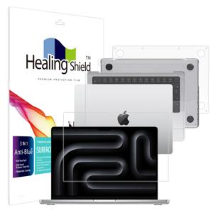 맥북프로14 M3 블루라이트차단 액정필름1매 외부3종