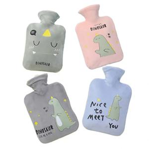 보온 물 주머니팩 보온 귀여운 찜질팩 극세사 커버 1000ml