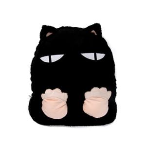 블랙캣 고양이 USB 온열 발난로 풋워머 발난로쿠션 온열슬리퍼 사무실 거실 실내화 발방석