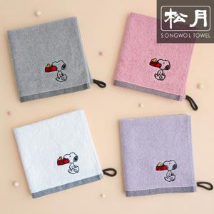 스누피 블럭블랙 고리수건 1매 (34x34cm)