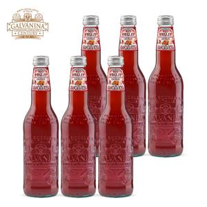 유기농 블러드오렌지 소다수 355ml 6병 과일탄산