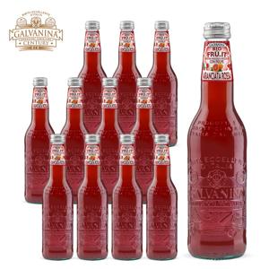 유기농 블러드오렌지 소다수 355ml 12병 과일탄산