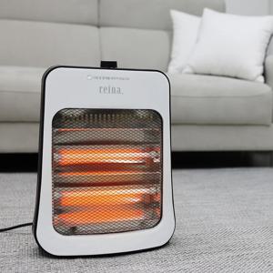 2단 쿼츠 히터 RH-2309 석영관 램프 전도 안전 장치