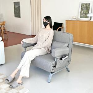 플리에 접이식 2인 소파베드 의자/간이침대 겸용