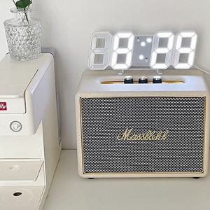 브링 인테리어 LED 탁상시계 무소음 시계 USB