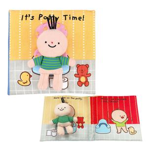 국민 헝겊책 감각놀이 소근육발달 촉감책 돌아기 선물 장난감 - 배변습관 헝겊놀이책