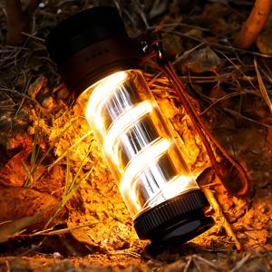 캠핑용 코일 랜턴 LED 충전식 조명 감성 캠핑 전등 2colors
