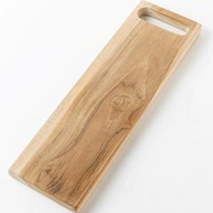 티크나무 플레이트 직사각 도마 40cm
