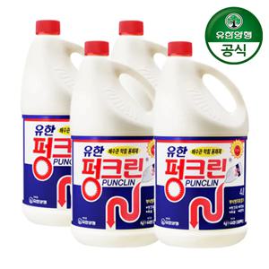 유한락스 펑크린 4L 4개