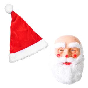 산타할아버지가면모자세트 산타클로스 산타모자
