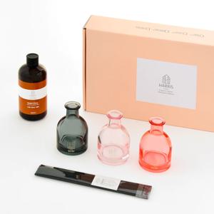 인터스페이스 디퓨저 유리병 3개 +리드스틱10개+ 250ml 대용량 SET 선물박스