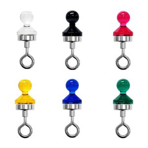 캠핑 자석 홀더 행거 차박 마그네틱 행어 O형 자석 25mm 큐티 자석 27mm 6가지 색