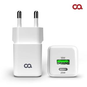 25W 고속충전 듀얼 USB A타입 C타입 멀티 어댑터