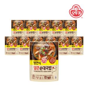 병천식 얼큰순대국밥 500g*12개(1박스)