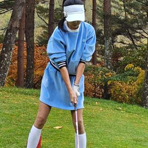 TO3W901W 여성 코듀로이 기모 포켓 맨투맨+스커트 세트