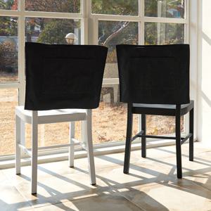 블랭크 블랙 광목 의자커버 / 식탁의자커버 (RM 274001)